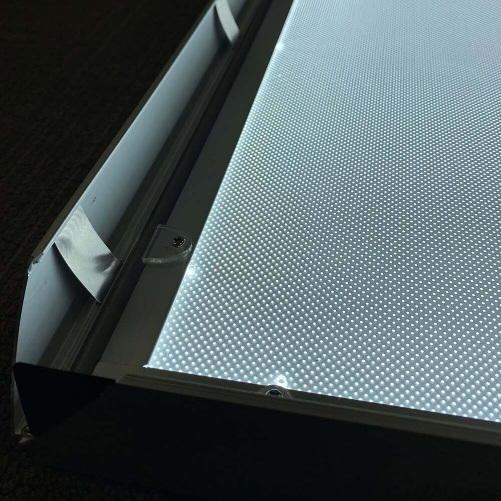 Wall Mount Snap Frame Backlit — 24x36 Hardware Only